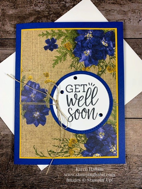 Pressed Petals Get Well Card