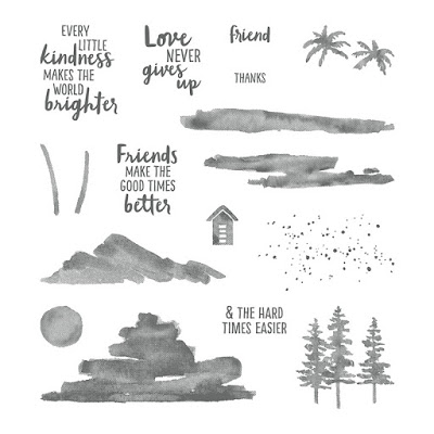  Stampin Up Waterfront Photopolymer Stamp Set