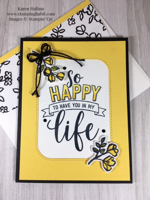 amazing life, petal palette, special friend card idea, Stampin Up, Karen Hallam, stampinup