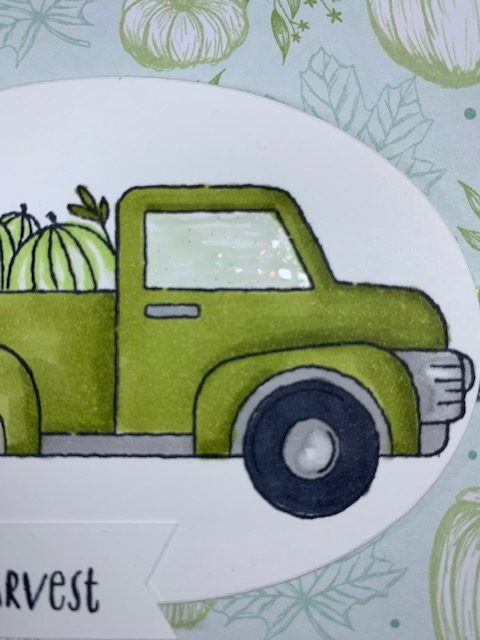 ride with me stamp set, come to gather dsp, stampin' blends, autumn harvest card idea, Stampin' Up, Karen Hallam, stampinup