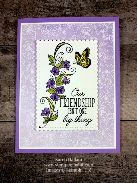 beauty abounds, best dressed dsp, stitched so sweetly dies, friendship card idea, stampin up, karen hallam, stampinup