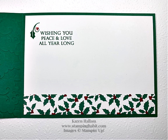 gnome for the holidays, tis the season dsp, Christmas card idea, stampin up, karen hallam