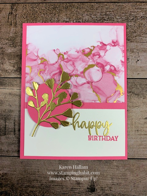 expressions in ink dsp, biggest wish, blossoms in bloom, paper players sketch challenge 542, birthday card idea, stampin up, karen hallam