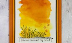 on the horizon, simply succulents, watercolor technique, thinking of you card idea, ccmc706, stampin up, karen hallam