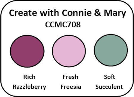 create with connie and mary color challenge, stampin up, karen hallam