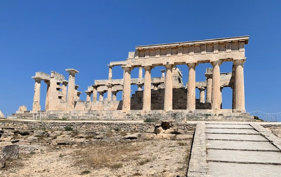 temple of aphaia, aegina island, greece photos, karen hallam