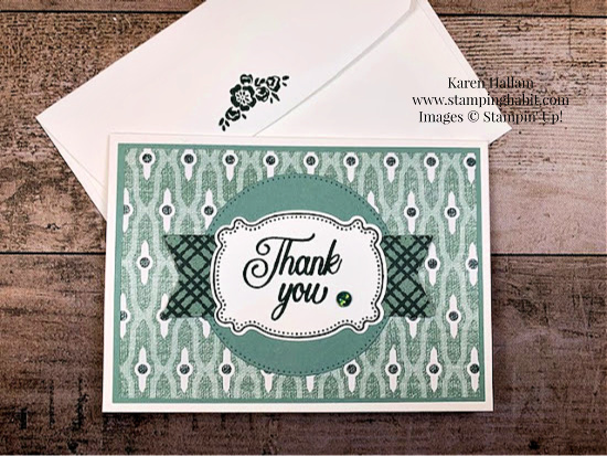 Lovely & Lasting Thank You Note Card and env 2 copy - Karen's Stamping ...