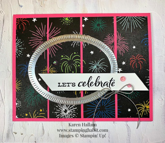 celebrate sunflowers, celebrate everything dsp, fitted florets dies, happy new year card idea, stampin up, karen hallam