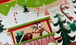 framed & festive, santa express dsp, stylish shapes dies, slimline card, christmas/holiday card idea, stampin up, karen hallam