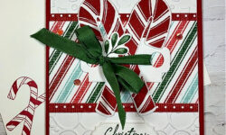 card by shila froehlich, sweetest christmas bundle, holiday card idea, stampin up, shila froehlich