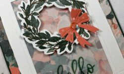 cottage wreaths bundle, fancy flora dsp, #tttc203, card challenge, stampin up, karen hallam