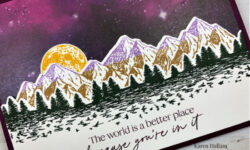 mountain air, majestic mountains dies, stargazing dsp, birthday card idea, stampin up, karen hallam