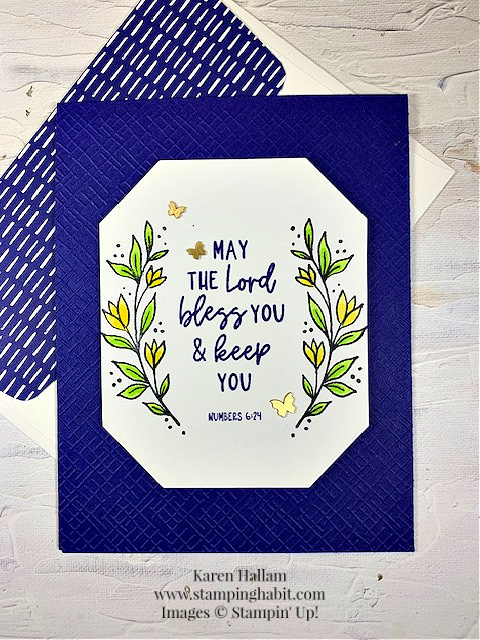 courage & faith, countryside corners dies, ccmc778, coloring with blends technique, stampin up, karen hallam