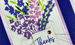 painted lavender bundle, sweet citrus, nested essentials dies, thank you card idea, stampin up, karen hallam