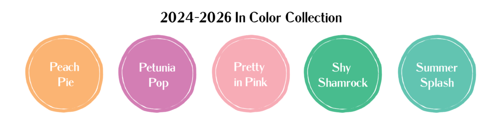 2024-2026 in color collection, stampin up, karen hallam