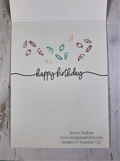 taco fiesta, light the sky, sweetly scripted, ccmc812, birthday party card idea, stampin up, karen hallam