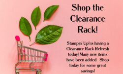 stampin up clearance rack sale, shop for bargains, stampin up, karen hallam