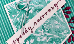 sweetly scripted, summer splash 6x6 dsp, texxtured florals dies, csf819, get well card idea, stampin up, karen hallam