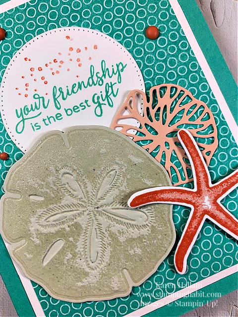 seaside wishes bundle, 2024-26 in color dsp, stylish shapes dies, friend card idea, beach theme idea, stampin up, karen hallam