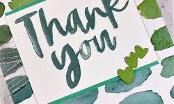 softly said, full of like, thank you card idea, stampin up, karen hallam